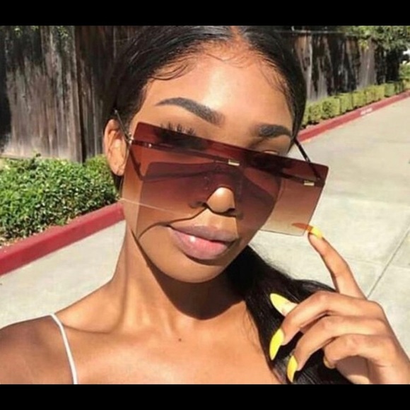 2 for 25 Brown Oversized Sunglasses - Picture 3 of 3